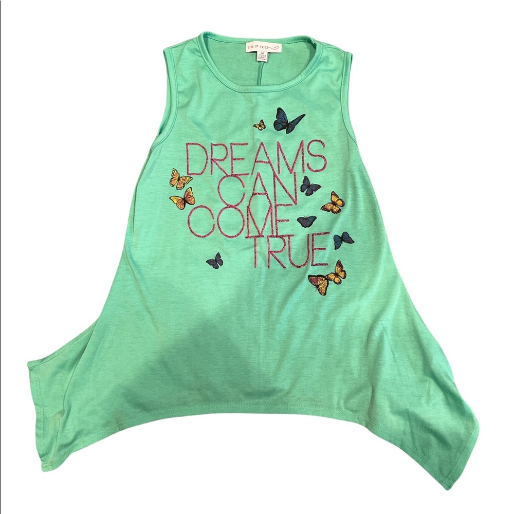 Girls Flare Tank Top Medium 🦋